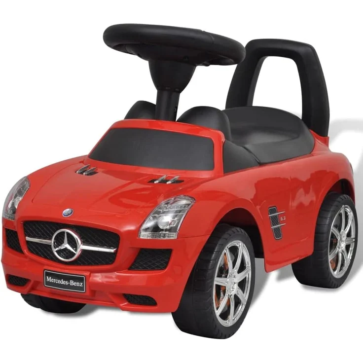 vidaXL Mercedes Benz Kinderauto Fußantrieb Rot – Bild 1