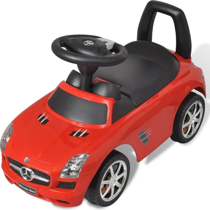 vidaXL Mercedes Benz Kinderauto Fußantrieb Rot – Bild 5