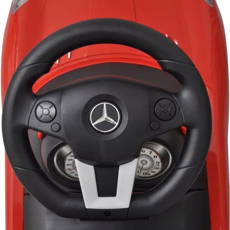 vidaXL Mercedes Benz Kinderauto Fußantrieb Rot – Bild 6