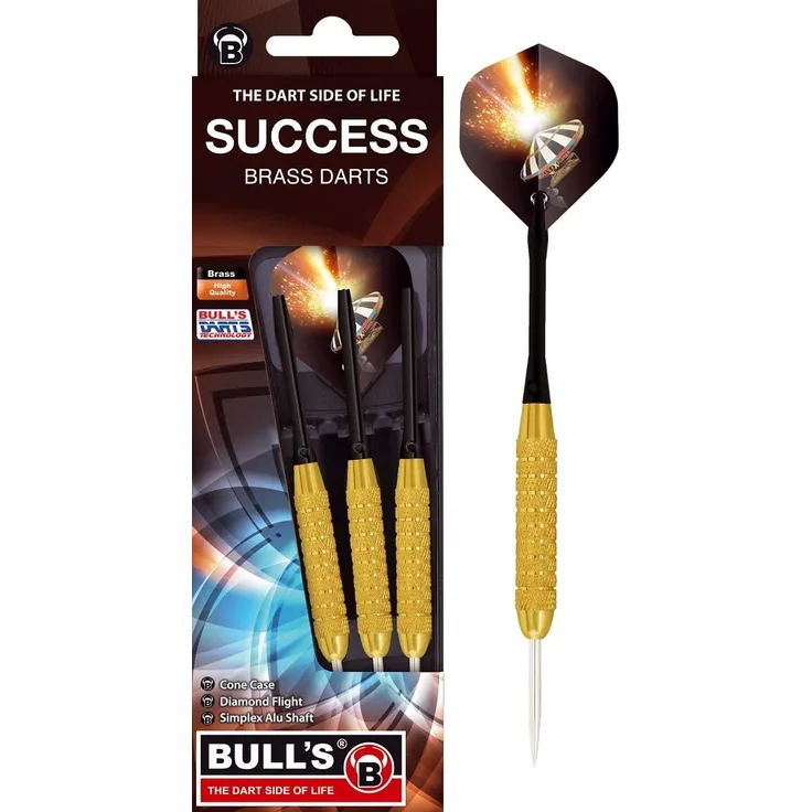Bull's Success Steel Dart, Gold, 21g