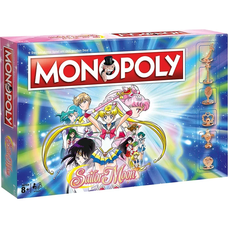 MONOPOLY Sailor Moon – der ultimative Fanartikel zur Serie (Brettspiel ab 8 Jahren) – Bild 1