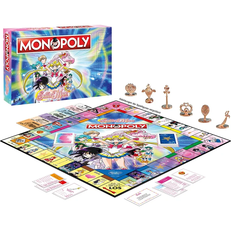 MONOPOLY Sailor Moon – der ultimative Fanartikel zur Serie (Brettspiel ab 8 Jahren) – Bild 2
