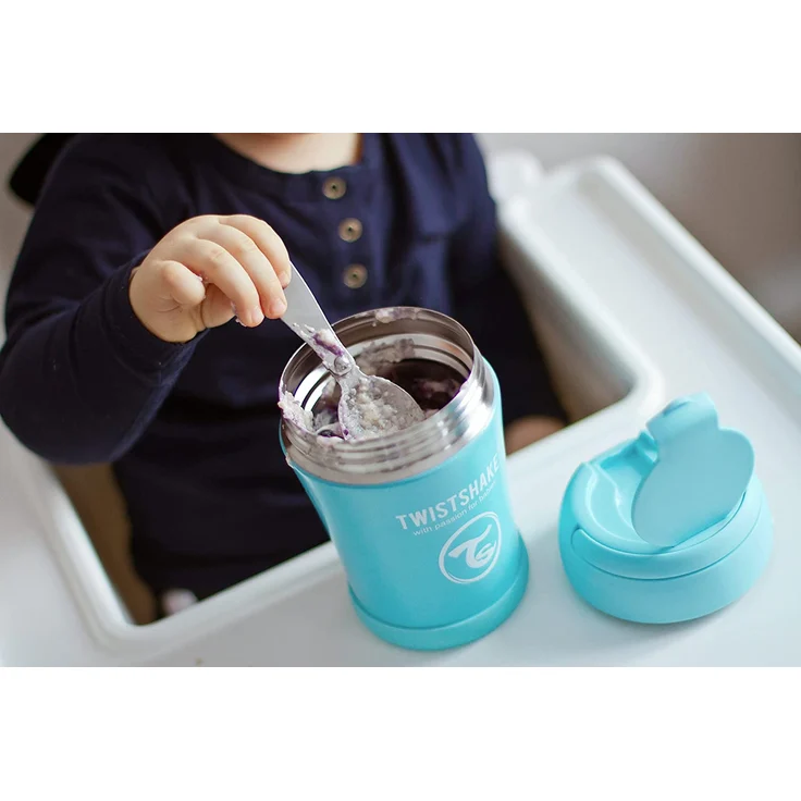 Twistshake Thermobehälter 350ml Pastel Blue – Bild 6