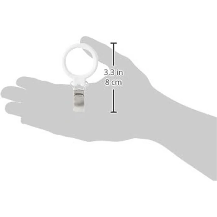 Reer Bettdeckenhalter weiß, 4 Stück – Bild 6