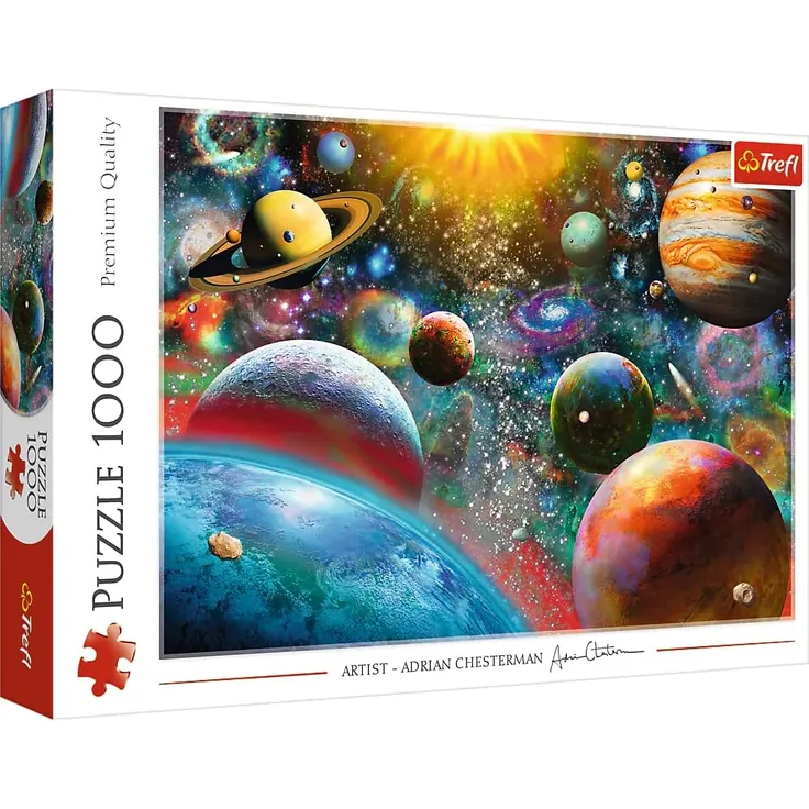 Trefl 10624 Weltall 1000 Teile, Premium Quality, für Erwachsene und Kinder ab 12 Jahren Puzzle, Mehrfarbig
