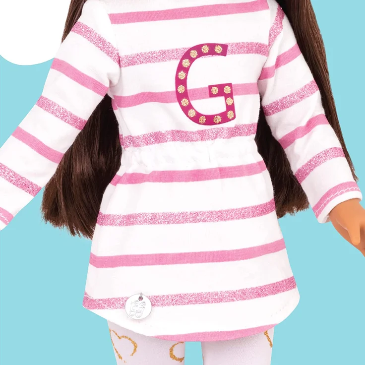 Glitter Girls Puppe Sarinia – Bewegliche 36cm Puppe mit Kleidung, Zubehör und langen Haaren zum frisieren - Spielzeug ab 3 Jahren (6 Teile) – Bild 3