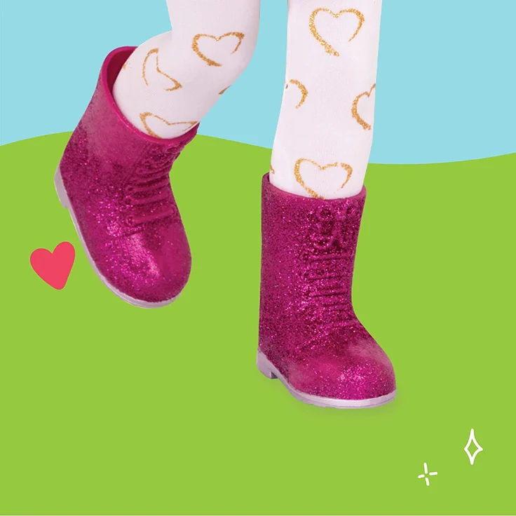 Glitter Girls Puppe Sarinia – Bewegliche 36cm Puppe mit Kleidung, Zubehör und langen Haaren zum frisieren - Spielzeug ab 3 Jahren (6 Teile) – Bild 4