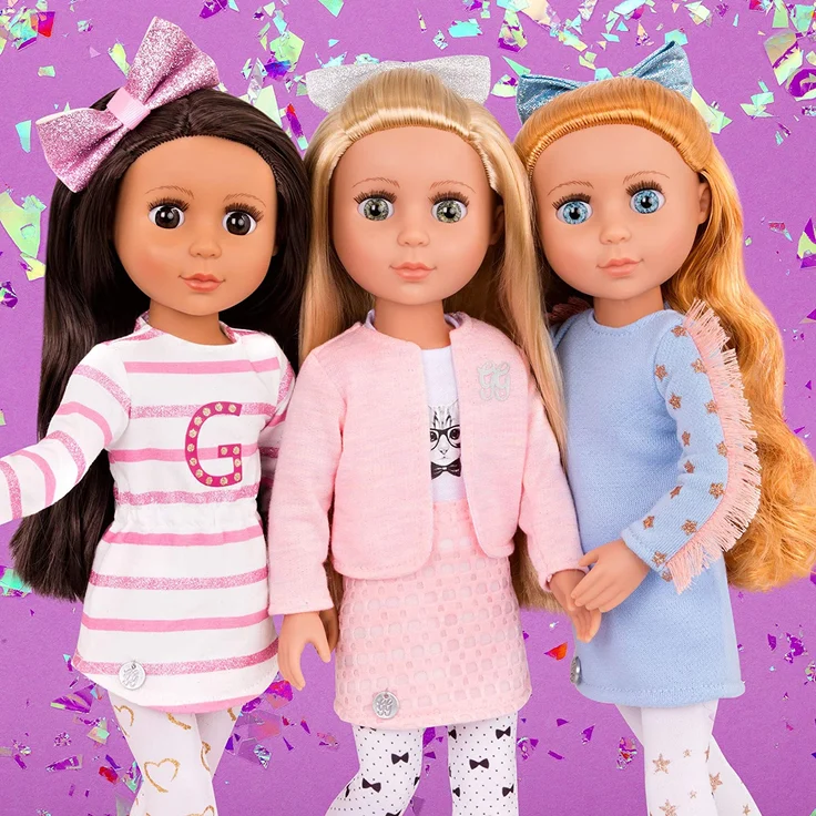 Glitter Girls Puppe Sarinia – Bewegliche 36cm Puppe mit Kleidung, Zubehör und langen Haaren zum frisieren - Spielzeug ab 3 Jahren (6 Teile) – Bild 6