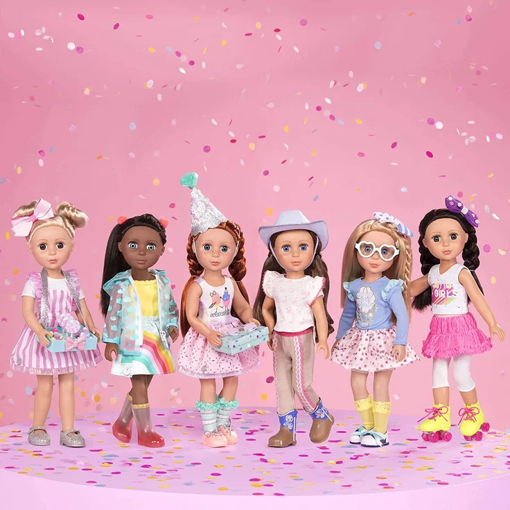 Glitter Girls Puppe Sarinia – Bewegliche 36cm Puppe mit Kleidung, Zubehör und langen Haaren zum frisieren - Spielzeug ab 3 Jahren (6 Teile) – Bild 8