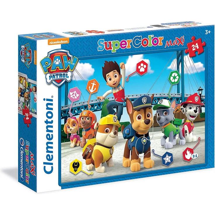 Puzzle SupercolorPfosten-Patrouille 24 Teile