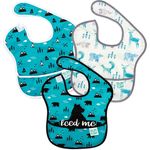 Bumkins S3-BN Super Bib 3 Pack, mehrfarbig