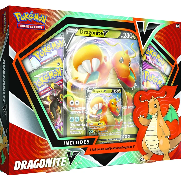 Pokémon Dragoran V Box, Kartenspiel, ab 6 Jahren, 2 Spieler, über 10 Minuten Spieldauer