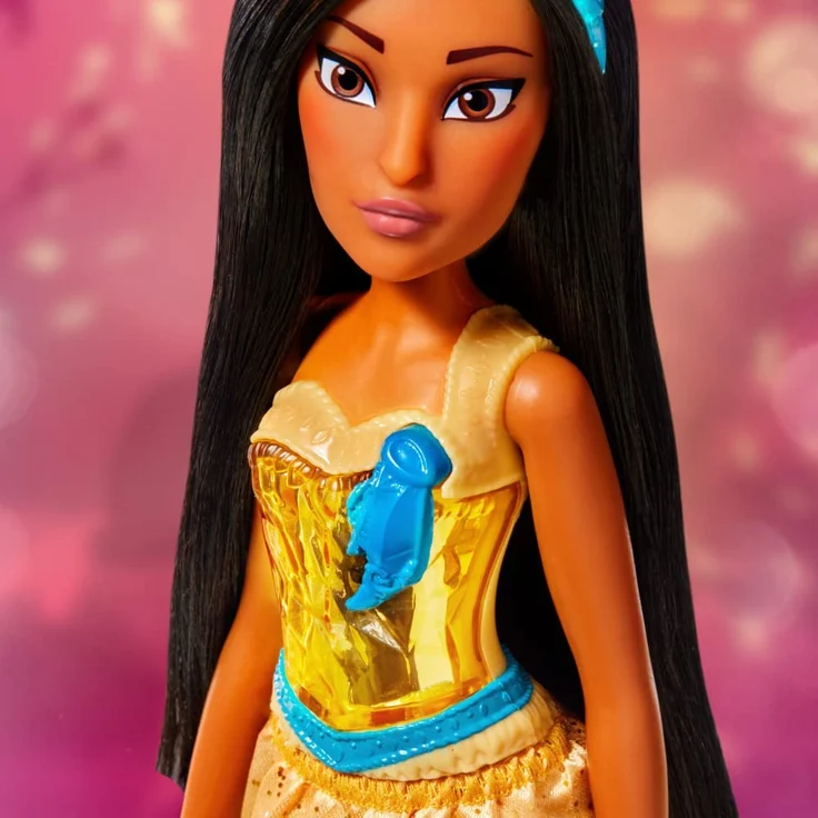 Disney Princess Royal Shimmer Pocahontas Modepuppe Weiblich 3 Jahr(e) Mädchen Mehrfarbig – Bild 6