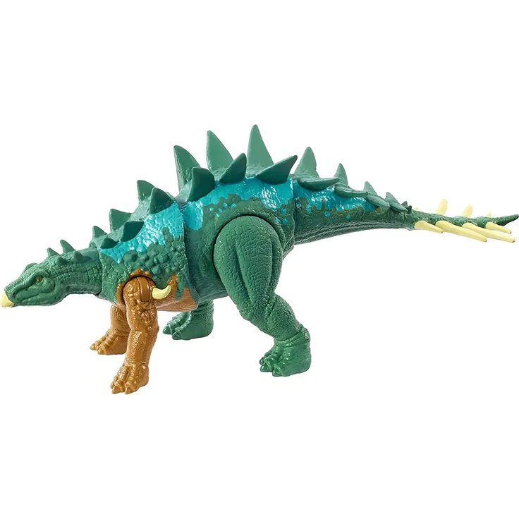 Jurassic World HBY69 - Dino-Angriff Chialingosaurus Dinosaurier-Actionfigur mit beweglichen Gelenken, Dinosaurier Spielzeug ab 4 Jahren