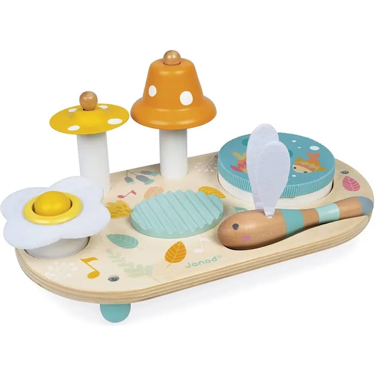 Janod Wooden musical ministolik Pure 12m + Janod