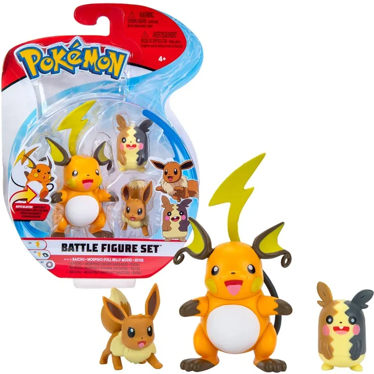 Pokémon Battle Figure Set - Evoli Pappsatt Morpeko