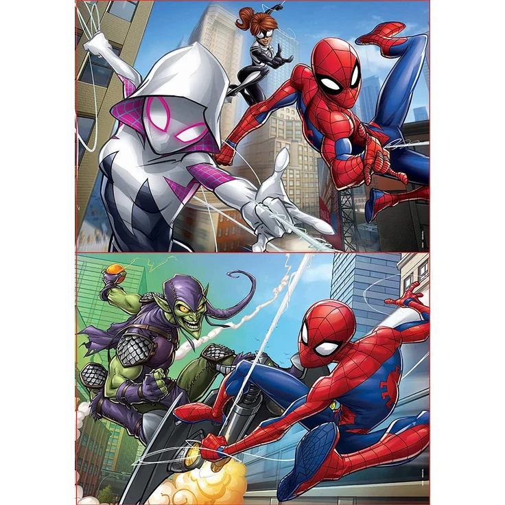 Educa Borras - 2X48 Spider-Man Puzzle (18099) – Bild 2