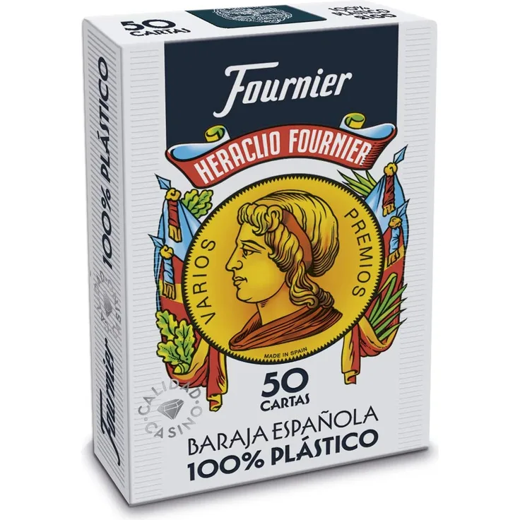 Fournier Nr. 2100 Spanisch Style Karten 100% aus Kunststoff
