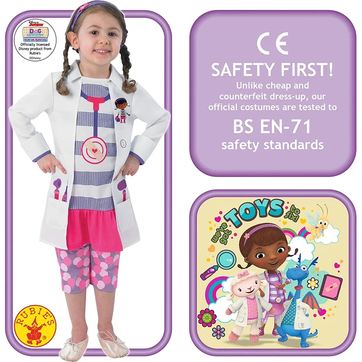 Rubie's Kinderkostüm Doc McStuffinsMädchen Größe 92 – Bild 2