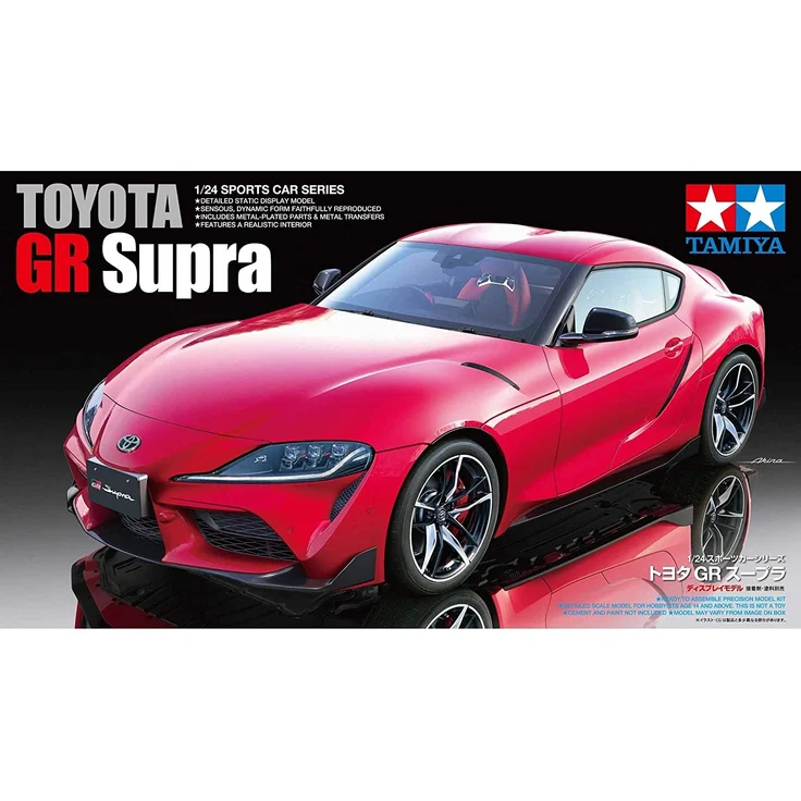 Tamiya Toyota Supra GR Stadtautomodell Montagesatz 1:24 Supra GR Männlich Land vehicle model – Bild 2
