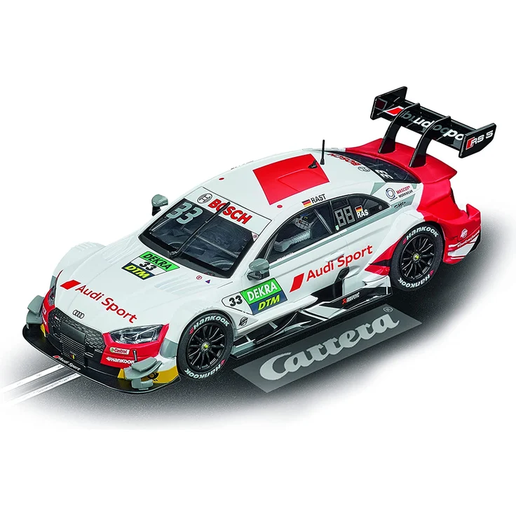 Carrera 'Evolution Audi RS 5 DTM R.Rast No. 33', Rennwagen, 1:32, weiß/rot, ab 8 Jahren – Bild 1