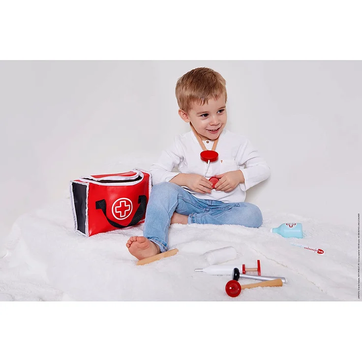 Janod J06513 - Doktortasche (Inkl. 10 teile Zubehör) – Bild 6