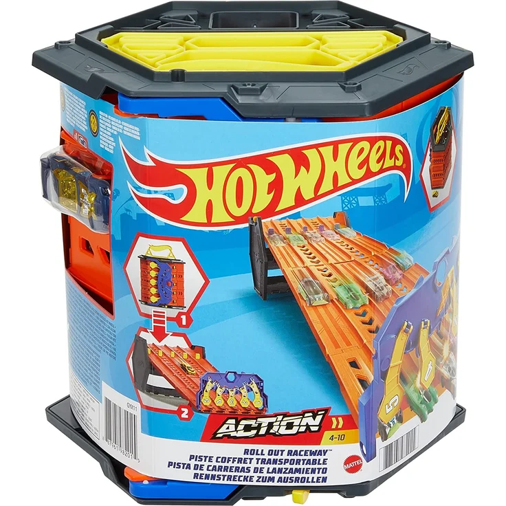 Mattel - Hot Wheels® - 2in1 Spielset und Box inkl. 1 Spielzeugauto, Aufbewahrung – Bild 6