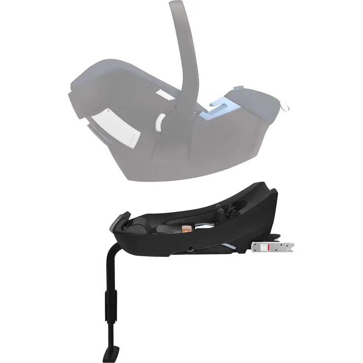CYBEX Aton Base 2-fix Babyschale schwarz, passend zu Aton 3,4,5 – Bild 2