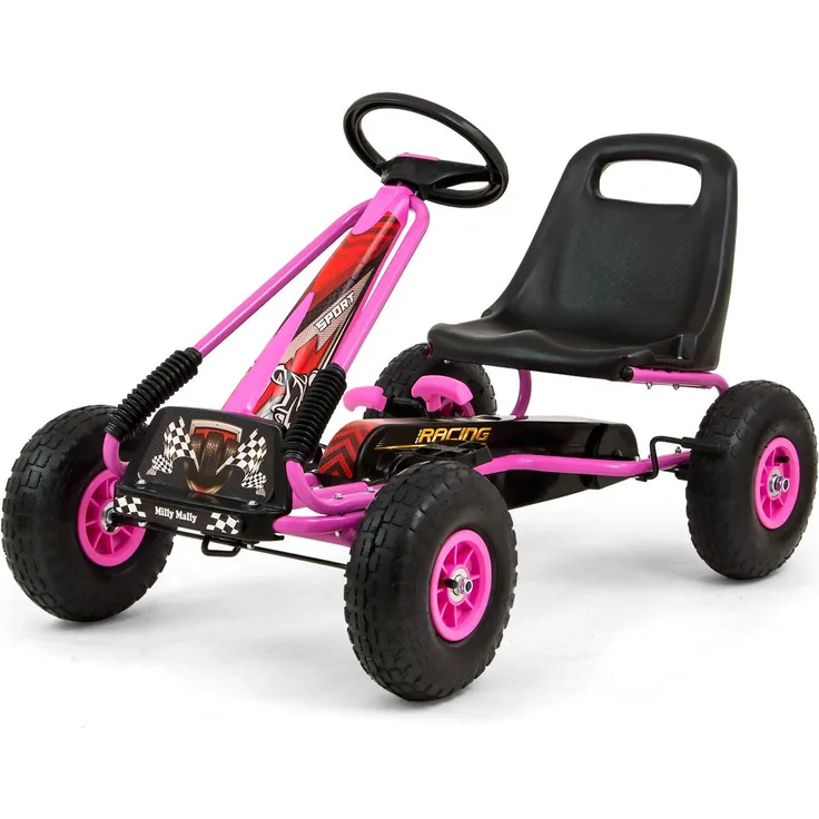 Milly Mally gokart-Junior Thor94 x 61 x 63 cm stahlrosa