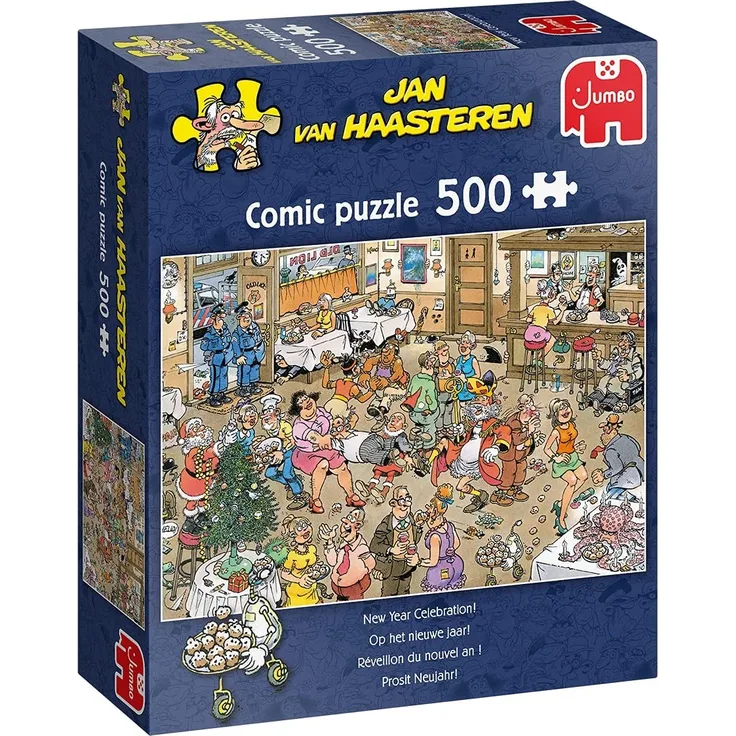 puzzle Jan van Haasteren zum neuen Jahr 500 Teile