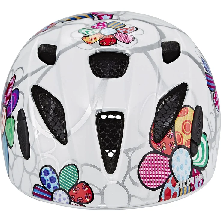 Alpina Kids Ximo Flash White Flower, Größe 49 - 54 cm - Fahrradhelm, Farbe Weiß – Bild 8