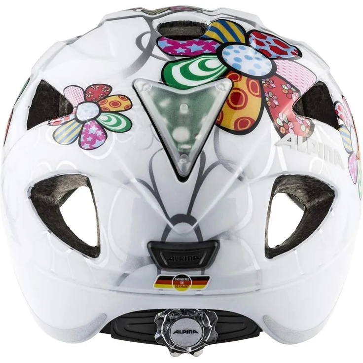 Alpina Kids Ximo Flash White Flower, Größe 49 - 54 cm - Fahrradhelm, Farbe Weiß – Bild 7