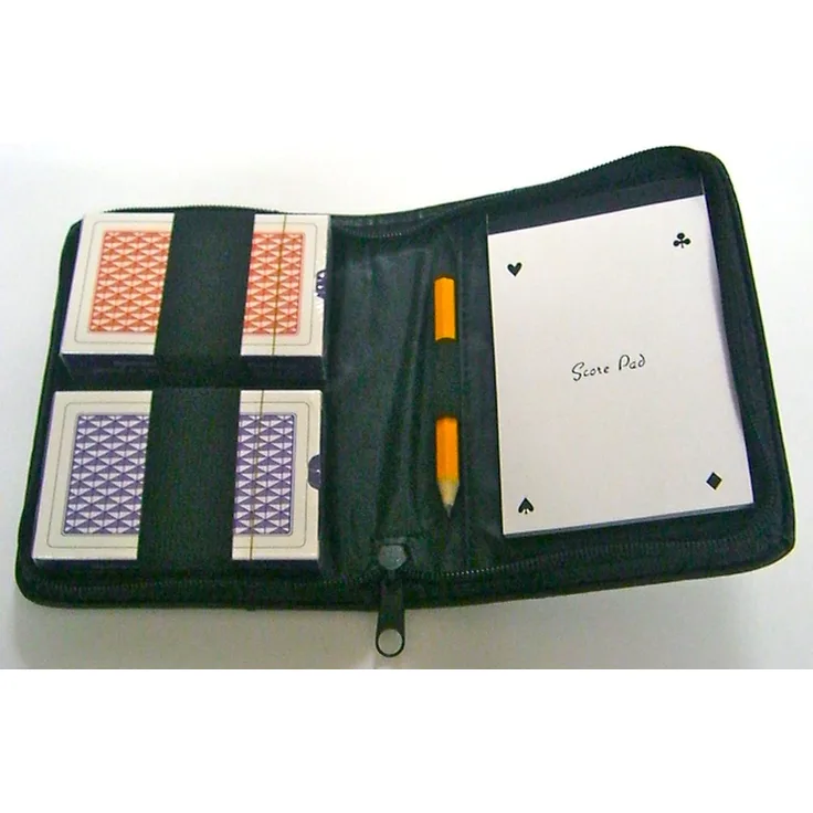 Spielkarten Set in Kunstleder Etui