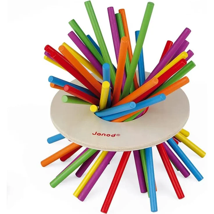 Janod J02695 „Crazy Sticks“ Geschicklichkeitsspiel, aus Holz, für Kinder ab 3 Jahren – Bild 5