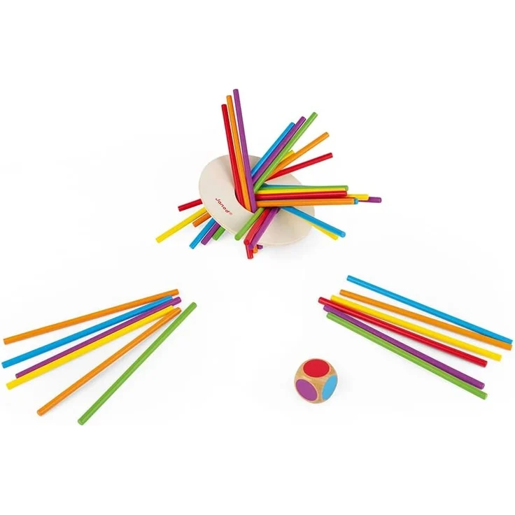 Janod J02695 „Crazy Sticks“ Geschicklichkeitsspiel, aus Holz, für Kinder ab 3 Jahren – Bild 2