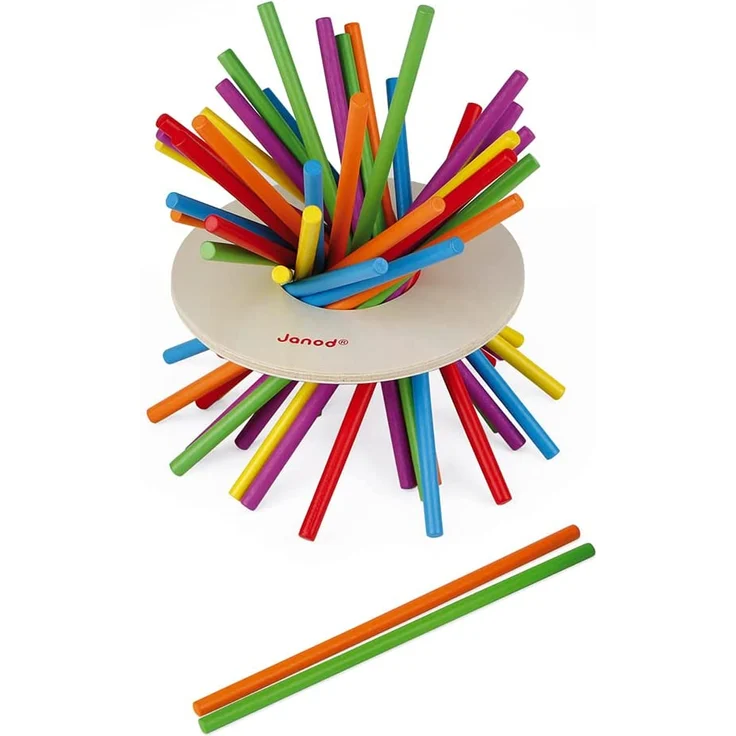 Janod J02695 „Crazy Sticks“ Geschicklichkeitsspiel, aus Holz, für Kinder ab 3 Jahren – Bild 4