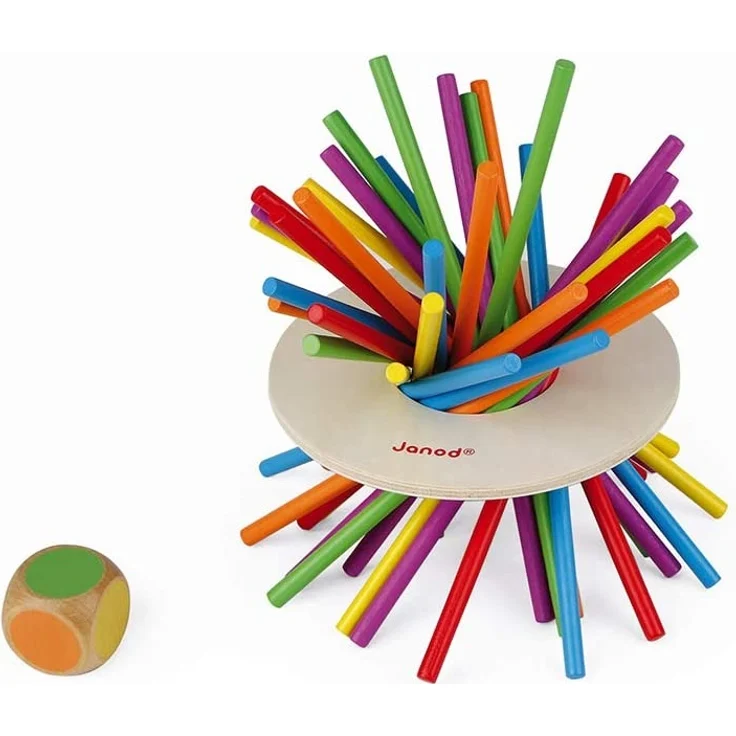 Janod J02695 „Crazy Sticks“ Geschicklichkeitsspiel, aus Holz, für Kinder ab 3 Jahren – Bild 6