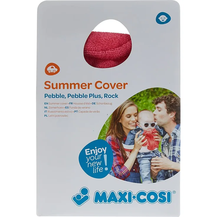 Maxi-Cosi 8737808110 Sommerbezug/Schonbezug für Babyschale Maxi-Cosi Rock und Maxi-Cosi Pebble Plus, rosa