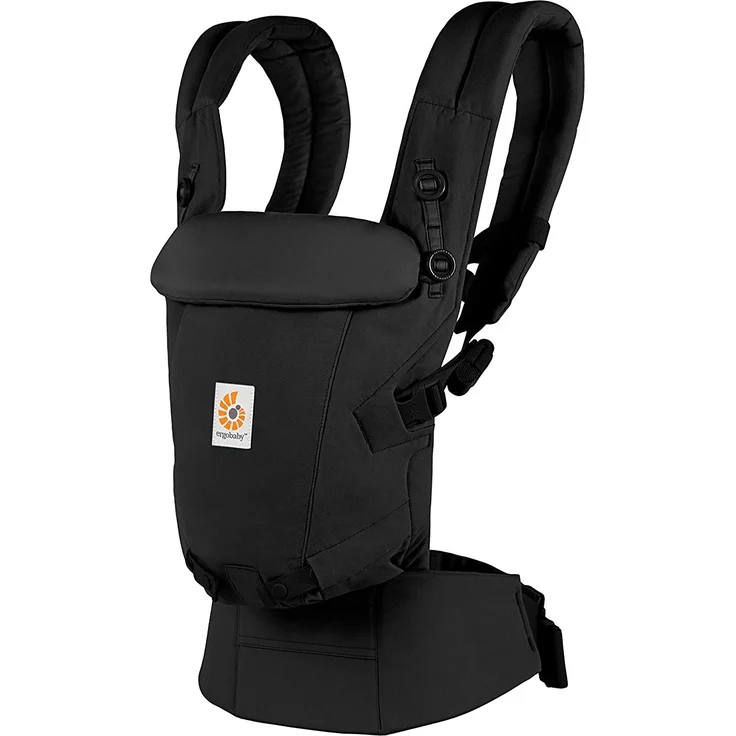Ergobaby Adapt Softtouch Cotton Babytrage Onyx Black – Bild 1