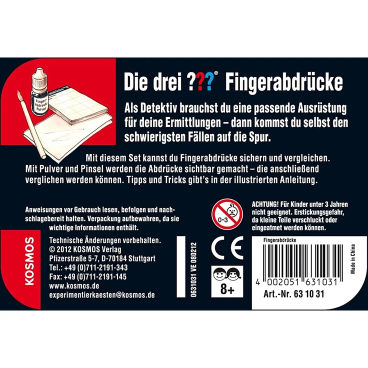 Die drei ??? Spielset Fingerabdrücke – Bild 2