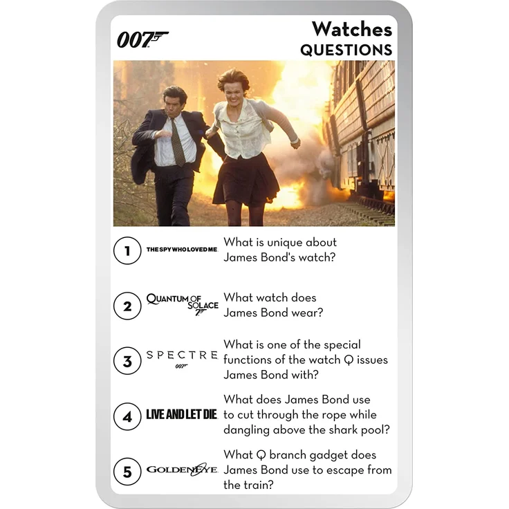 James Bond Top Trumps Quizspiel – Bild 5