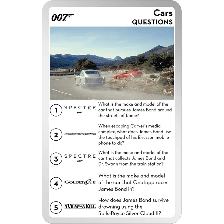 James Bond Top Trumps Quizspiel – Bild 7