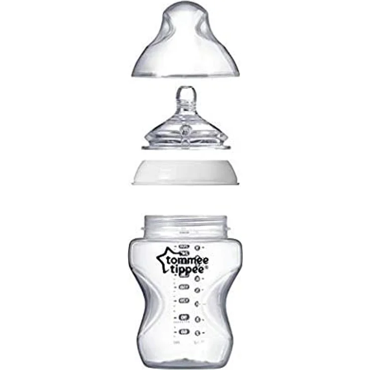 3 x Tommee Tippee Closer to Nature Milchpumpe und Flasche Fläschchen 0 m + 2 x 260 ml – Bild 2