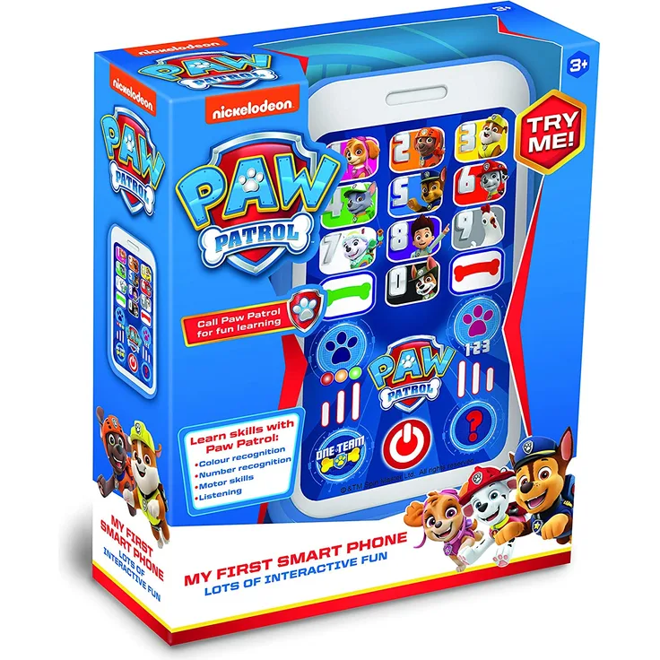 Nickelodeon PAW01 Paw Patrol Smartphone, Mehrfarbig, 12 x 9 x 2 cm