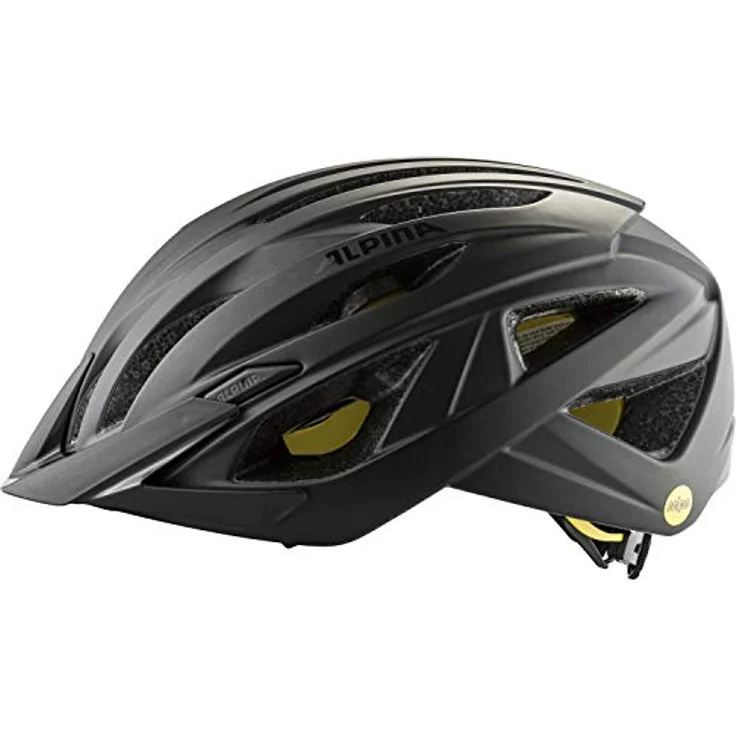 Alpina Delft Mips Black Matt, Größe 51 - 56 cm - Fahrradhelm, Farbe Schwarz – Bild 3