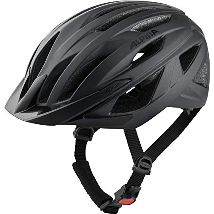 Alpina Delft Mips Black Matt, Größe 51 - 56 cm - Fahrradhelm, Farbe Schwarz – Bild 1