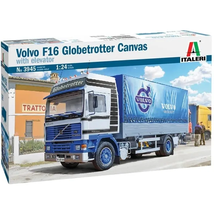 1:24 Volvo F16 Globetrotter Canvas with elevator