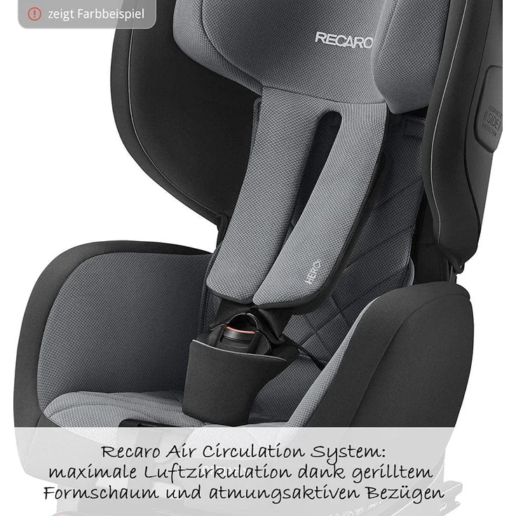 Recaro 'Optiafix' Autokindersitz Indy Red, 9 bis 18 kg (Gruppe 1) – Bild 7