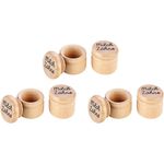 goki Milchzahndose aus Holz 3,7 cm