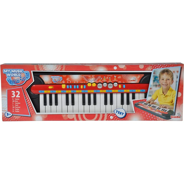 Simba 106833149 - My Music World Keyboard 45 x 13 cm – Bild 4